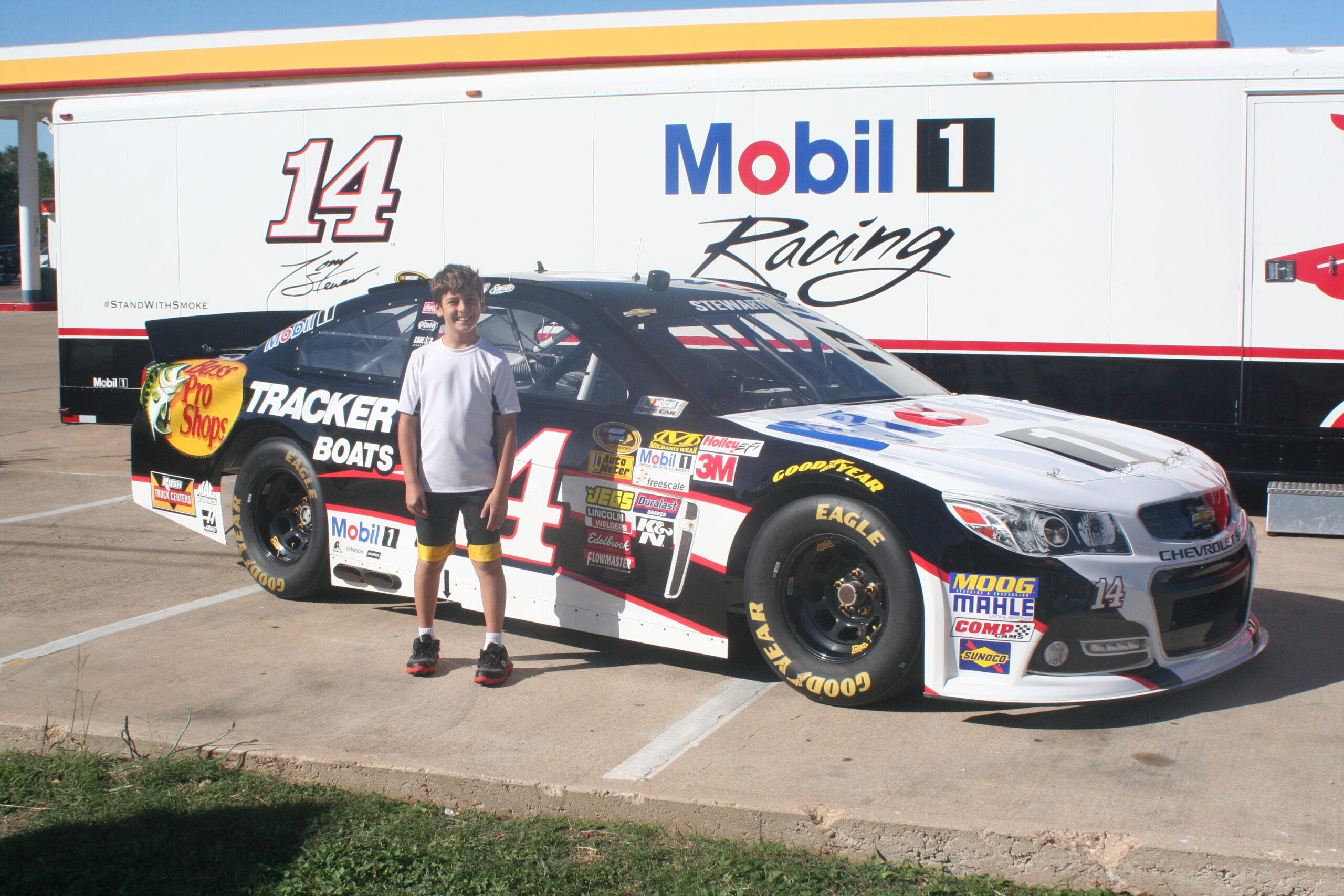 Tony Stewart car visits Austin